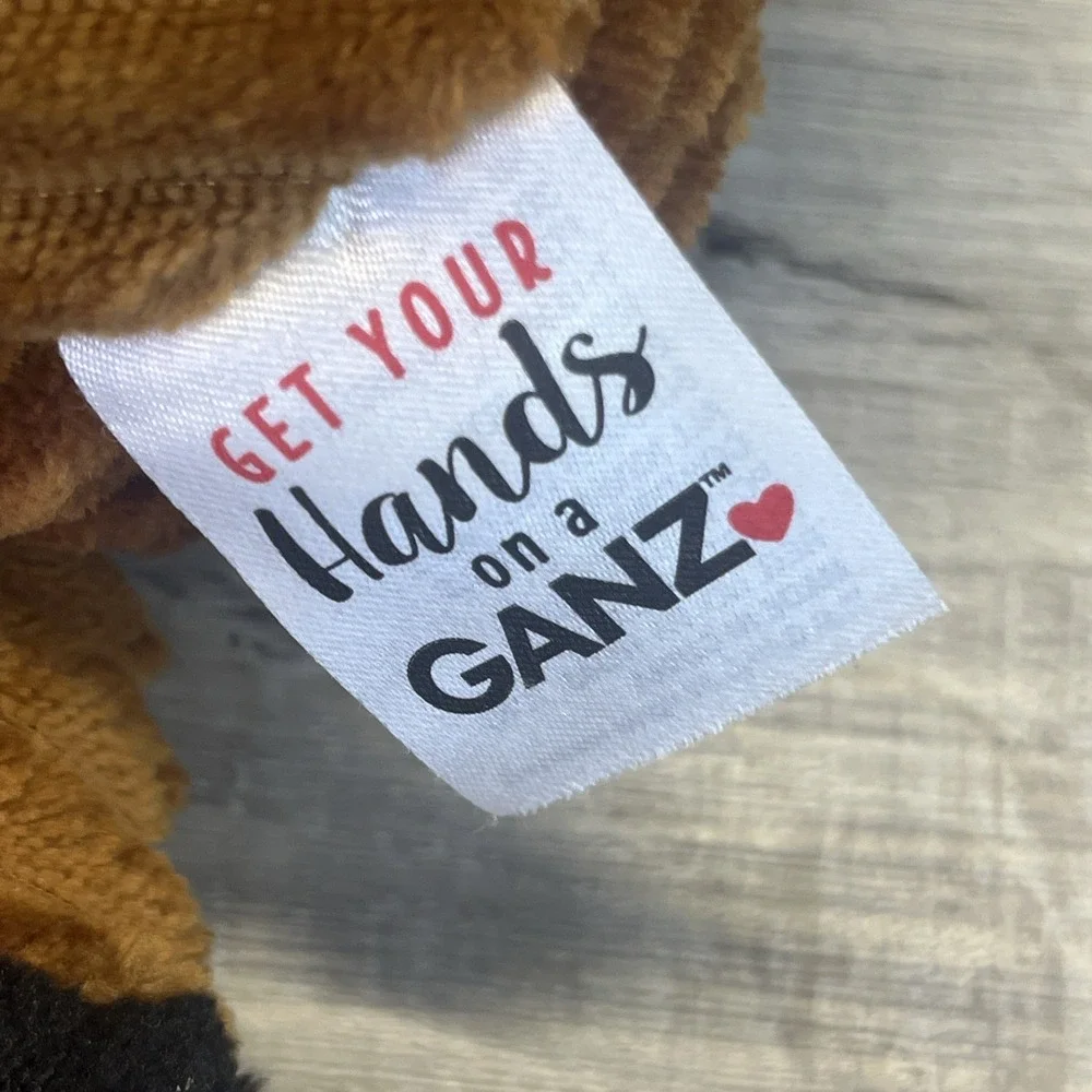 Ganz Ribbles Fox Corduroy Plush Stuffed Animal Toy 12